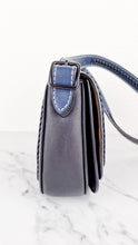 Load image into Gallery viewer, Coach 1941 Saddle 23 in Prussian Blue With Whiplash Black Detail - Crossbody Bag - Coach 58124