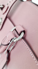 Load image into Gallery viewer, Coach Mercer Satchel 30 in Dusty Rose Pink with Tooled Leather Tea Roses - Floral Crossbody Bag Handbag - Coach 12031
