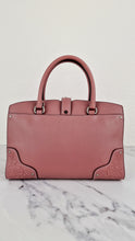 Load image into Gallery viewer, Coach Mercer Satchel 30 in Dusty Rose Pink with Tooled Leather Tea Roses - Floral Crossbody Bag Handbag - Coach 12031