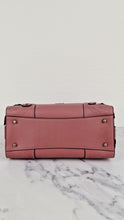 Load image into Gallery viewer, Coach Mercer Satchel 30 in Dusty Rose Pink with Tooled Leather Tea Roses - Floral Crossbody Bag Handbag - Coach 12031