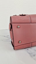 Load image into Gallery viewer, Coach Mercer Satchel 30 in Dusty Rose Pink with Tooled Leather Tea Roses - Floral Crossbody Bag Handbag - Coach 12031