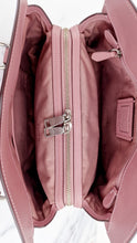 Load image into Gallery viewer, Coach Mercer Satchel 30 in Dusty Rose Pink with Tooled Leather Tea Roses - Floral Crossbody Bag Handbag - Coach 12031