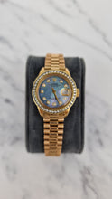 Load image into Gallery viewer, Rolex 18k Yellow Gold 28mm Lady President Datejust Diamond Bezel Tahitian MOP Diamond Dial Automatic Movement Mother of Pearl Watch - Rolex 6917