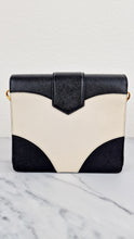 Load image into Gallery viewer, Prada Turnlock Satchel Bicolor Crossbody Bag in Black, White & Red Saffiano Leather - Prada BR5045