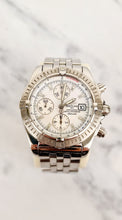 Load image into Gallery viewer, Breitling Chronomat Evolution Stainless Steel with MOP dial 43mm Mother of Pearl A13356