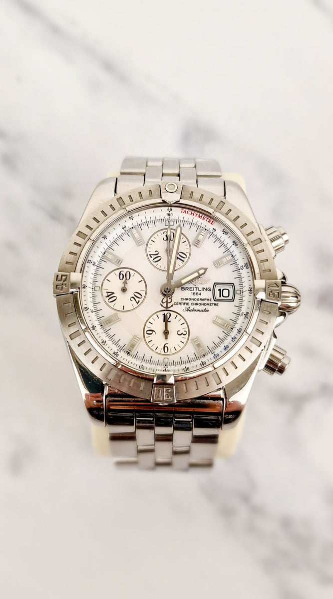 Breitling chronomat mother online of pearl