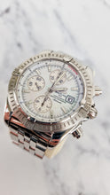 Load image into Gallery viewer, Breitling Chronomat Evolution Stainless Steel with MOP dial 43mm Mother of Pearl A13356