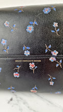Load image into Gallery viewer, Coach 1941 Mailbox Bag 35 in Black with Prairie Print Purple Flowers - Coach 30571