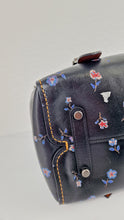 Load image into Gallery viewer, Coach 1941 Mailbox Bag 35 in Black with Prairie Print Purple Flowers - Coach 30571
