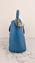 Load image into Gallery viewer, Coach 1941 Courier Carryall in Pacific Blue Smooth Leather Tophandle Crossbody Bag Satchel - Coach 88348