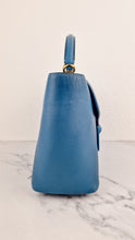 Load image into Gallery viewer, Coach 1941 Courier Carryall in Pacific Blue Smooth Leather Tophandle Crossbody Bag Satchel - Coach 88348
