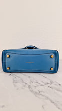 Load image into Gallery viewer, Coach 1941 Courier Carryall in Pacific Blue Smooth Leather Tophandle Crossbody Bag Satchel - Coach 88348