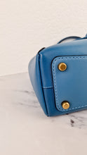 Load image into Gallery viewer, Coach 1941 Courier Carryall in Pacific Blue Smooth Leather Tophandle Crossbody Bag Satchel - Coach 88348