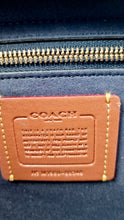 Load image into Gallery viewer, Coach 1941 Courier Carryall in Pacific Blue Smooth Leather Tophandle Crossbody Bag Satchel - Coach 88348