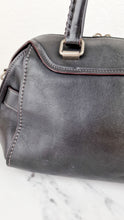 Load image into Gallery viewer, Coach Ace Satchel in Black Smooth Leather with Whipstitch Detail Handbag Crossbody - Coach 37017