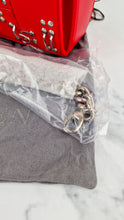 Load image into Gallery viewer, Alexander McQueen Lust Red Nano 16 Box Bag Hooks & Studs Handbag Crossbody Bag