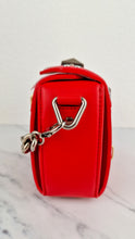 Load image into Gallery viewer, Alexander McQueen Lust Red Nano 16 Box Bag Hooks & Studs Handbag Crossbody Bag