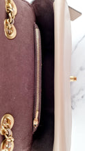 Load image into Gallery viewer, RARE Coach Parker Sample Bag in Tan Leather & Suede with Rivets & Snakeskin Tea Rose Turnlock - Shoulder Bag Crossbody