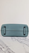 Load image into Gallery viewer, Coach Mason Carryall in Sage Pale Blue Green Smooth Leather Snakeskin Handbag - Coach 38717
