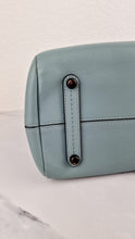 Load image into Gallery viewer, Coach Mason Carryall in Sage Pale Blue Green Smooth Leather Snakeskin Handbag - Coach 38717