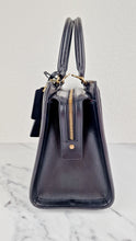 Load image into Gallery viewer, Coach Zoe Carryall Handbag in Smooth Black Leather Crossbody - Coach F49500