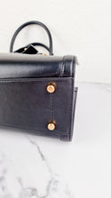 Load image into Gallery viewer, Coach Zoe Carryall Handbag in Smooth Black Leather Crossbody - Coach F49500