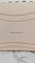 Load image into Gallery viewer, Coach 1941 Rogue Tote Bag With Links in Chalk Smooth Leather Blue, Yellow Colorblock Handbag - Coach 10496