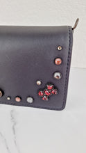 Load image into Gallery viewer, Coach 1941 Dinky Black with Crystal Bow Embellishment - Smooth Leather Crossbody Bag - Coach 38646