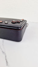 Load image into Gallery viewer, Coach 1941 Dinky Black with Crystal Bow Embellishment - Smooth Leather Crossbody Bag - Coach 38646