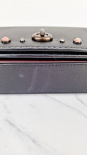 Load image into Gallery viewer, Coach 1941 Dinky Black with Crystal Bow Embellishment - Smooth Leather Crossbody Bag - Coach 38646