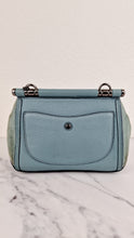Load image into Gallery viewer, Coach Drifter Crossbody Bag in Steel Blue Leather & Suede - Coach 59048