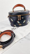 Load image into Gallery viewer, Coach Trail Bag With Party Owls in Black Smooth Leather Crossbody Bag - Coach 38603