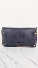 Load image into Gallery viewer, Coach 1941 Dinky Black with Customized Rivets Embellishment - Smooth Leather Crossbody Bag - Coach 37296