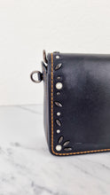 Load image into Gallery viewer, Coach 1941 Dinky Black with Customized Rivets Embellishment - Smooth Leather Crossbody Bag - Coach 37296