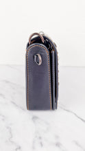 Load image into Gallery viewer, Coach 1941 Dinky Black with Customized Rivets Embellishment - Smooth Leather Crossbody Bag - Coach 37296