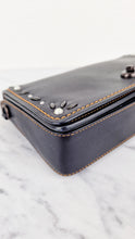 Load image into Gallery viewer, Coach 1941 Dinky Black with Customized Rivets Embellishment - Smooth Leather Crossbody Bag - Coach 37296