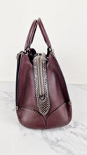 Load image into Gallery viewer, Coach Mason Carryall in Oxblood Smooth Leather with Snakeskin - Coach 38717