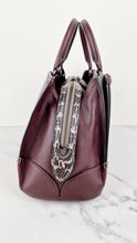 Load image into Gallery viewer, Coach Mason Carryall in Oxblood Smooth Leather with Snakeskin - Coach 38717