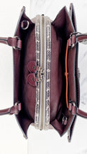Load image into Gallery viewer, Coach Mason Carryall in Oxblood Smooth Leather with Snakeskin - Coach 38717