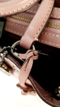 Load image into Gallery viewer, Coach 1941 Rogue 31 in Dusty Rose Pink Mixed Leather with Burgundy Suede - Satchel Handbag 23755