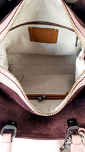 Load image into Gallery viewer, Coach 1941 Rogue 31 in Dusty Rose Pink Mixed Leather with Burgundy Suede - Satchel Handbag 23755