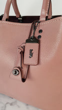 Load image into Gallery viewer, Coach 1941 Rogue 31 in Dusty Rose Pink Mixed Leather with Burgundy Suede - Satchel Handbag 23755