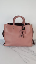 Load image into Gallery viewer, Coach 1941 Rogue 31 in Dusty Rose Pink Mixed Leather with Burgundy Suede - Satchel Handbag 23755