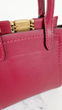 Load image into Gallery viewer, Coach 1941 Troupe Tote 16 in Deep Red Smooth Leather - Crossbody Mini Bag Handbag - Coach 79401
