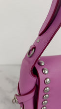 Load image into Gallery viewer, Coach Rivets Dakotah 15 Crossbody Bag in Puce Purple Pink Smooth Leather - Coach 35751
