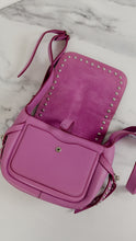 Load image into Gallery viewer, Coach Rivets Dakotah 15 Crossbody Bag in Puce Purple Pink Smooth Leather - Coach 35751