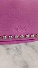 Load image into Gallery viewer, Coach Rivets Dakotah 15 Crossbody Bag in Puce Purple Pink Smooth Leather - Coach 35751
