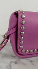Load image into Gallery viewer, Coach Rivets Dakotah 15 Crossbody Bag in Puce Purple Pink Smooth Leather - Coach 35751