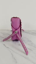 Load image into Gallery viewer, Coach Rivets Dakotah 15 Crossbody Bag in Puce Purple Pink Smooth Leather - Coach 35751
