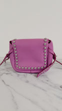 Load image into Gallery viewer, Coach Rivets Dakotah 15 Crossbody Bag in Puce Purple Pink Smooth Leather - Coach 35751